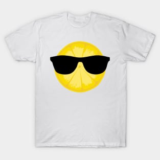 Cool Citrus Slice with Sunglasses T-Shirt